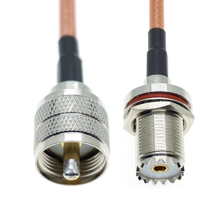 RG400 UHF オス UHF PL259 SO-239 オスメスプラグジャック圧着同軸コネクタ RF カー WIFI アンテナ延長銅同軸ケーブル  - AliExpress 13 UHF RG58ケーブル PL259 UHFオス-SMAオスストレートプラグアダプタ ピグテールジャンパー RF同軸延長コード 15