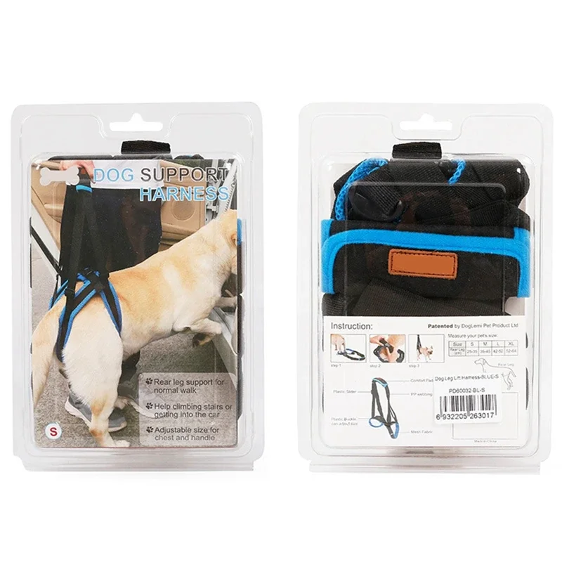 Pet Dog Back Leg Support Help Weak Legs Stand Up Adjustable Dog Lift Harness Pet Dogs Aid Assist Tool Carriers Supplies New