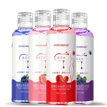 200ML Water-Based Lubricating Oil Edible Oral Sex Lubricant Smooth Adult Massage Oil Anal Sex Lube Sex Tool 18+ 1