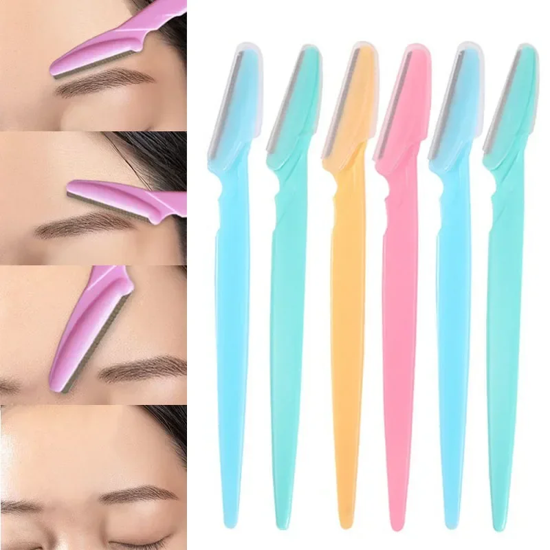 Eyebrow Trimmer Eyebrow Razor Safety Face Shaver Eye Brow Shaper Portable Blades Hair Removal Cutters Woman Cosmetic Tools