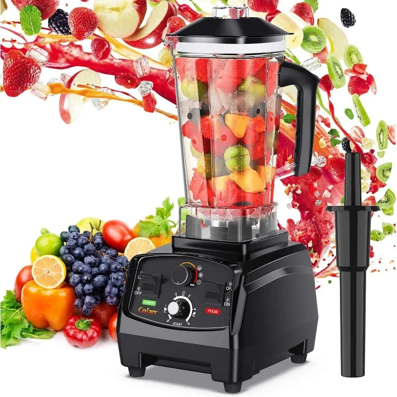 

Professional Countertop Blender with 2200-Watt Base Smoothie Blender,Built-in Timer,High Power Blender 2L Cups for Frozen Drinks