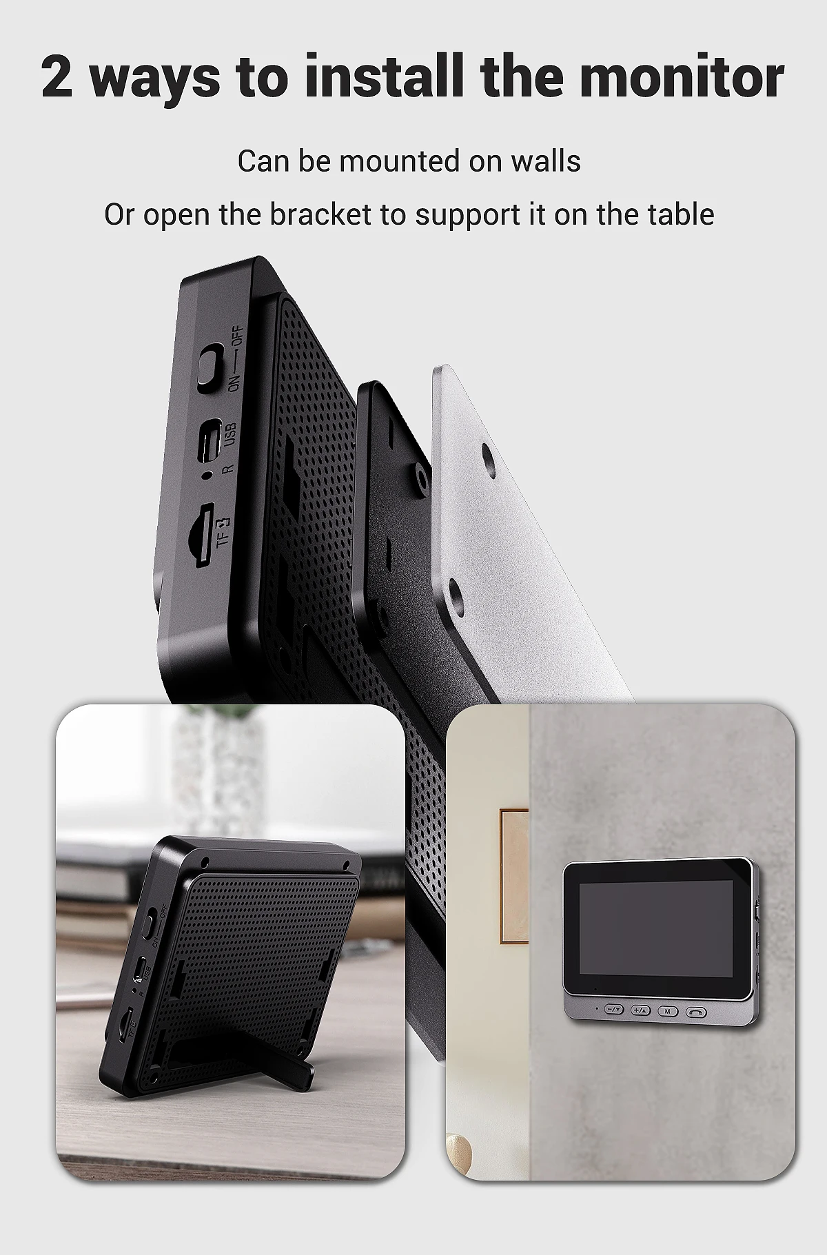 💥 Smart HD WiFi Doorbell Camera – 4.3" Screen, Night Vision & 365-Day Standby for Total Home Security 🔒🏠✨ – Now 50% OFF - BUY 2 FREE SHIPPING 🔥