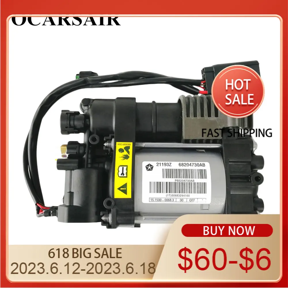 68041137ac 68041137ad 68041137ag Pump Air Suspension Compressor For