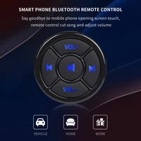 Wireless Bluetooth 5.0 Remote Controller Media Button Car Motorcycle Bike Steering Wheel Music Play for IOS Android Phone Tablet 2