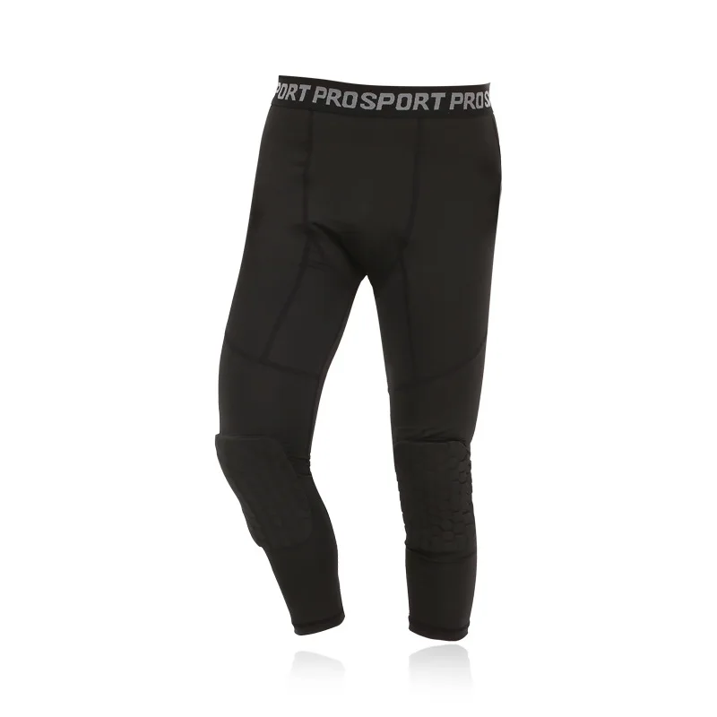 Anticollision Pants Men Seven Point High Elastic Tight Knee