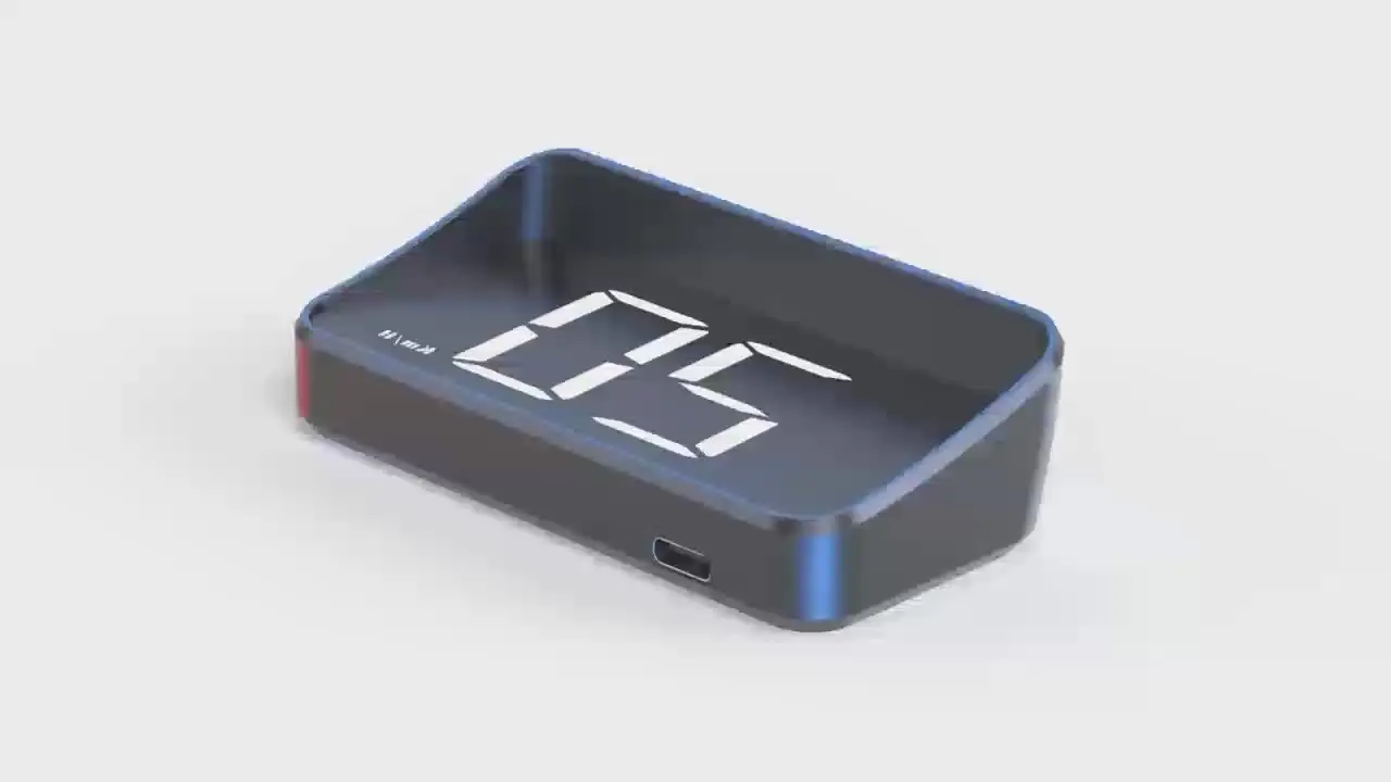 Afficheur Tete Haute Affichage Tête Haute (HUD) GPS - Compteur De Vitesse Numérique Pour Voiture, Bus, Camion, Scooter - Universel Compteur Vitesse Numérique