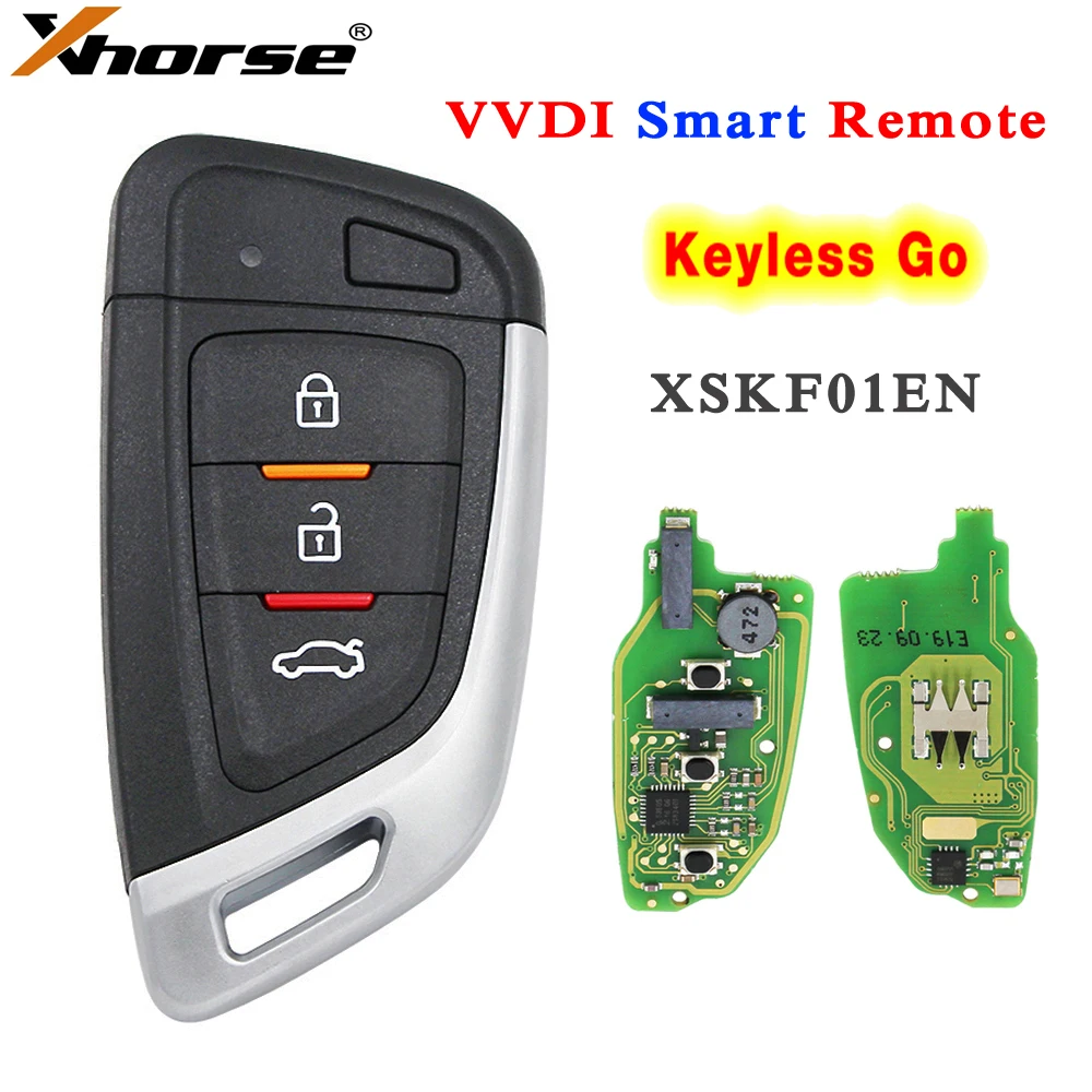 

XHORSE VVDI Universal Remotes Smart Key with Proximity Function PN: XSKF01EN English Version