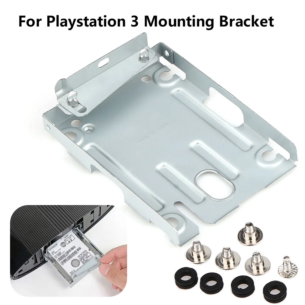1-5pcs Hard Disk Bracket Slim HDD 4000 Drive Base Tray Support for Sony Playstation 3 PS3 with Screws Gaming Accessories