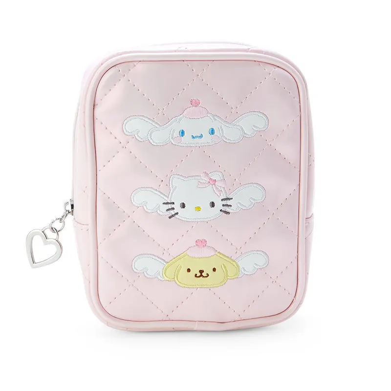 Sanrio Cute Dream Angel Series My Melody Kuromi Pink Rhombus Cartoon Borsa Portaoggetti Ricamata Borsa Per Rossetto Borsa Per Cosmetici