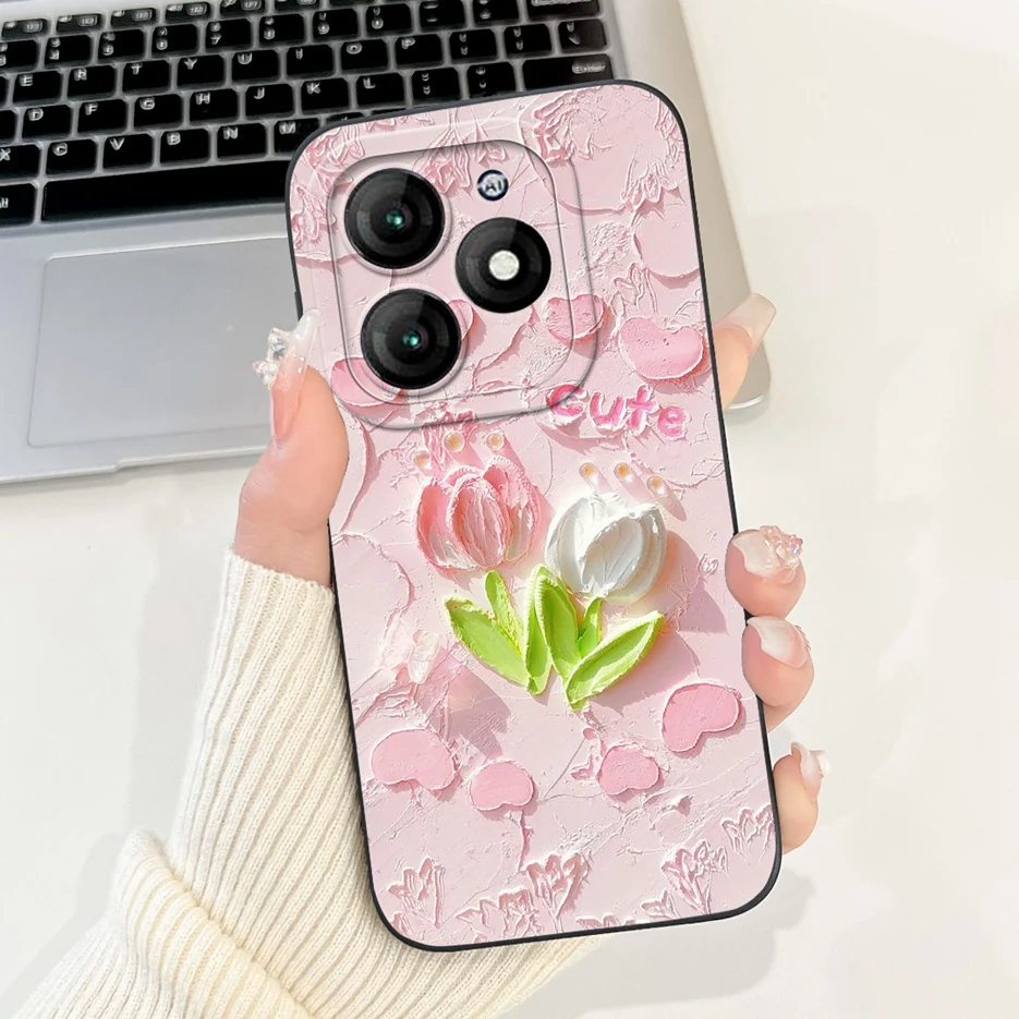 Cute Panda Cartoon Soft Silicone Shockproof Phone Case Cover