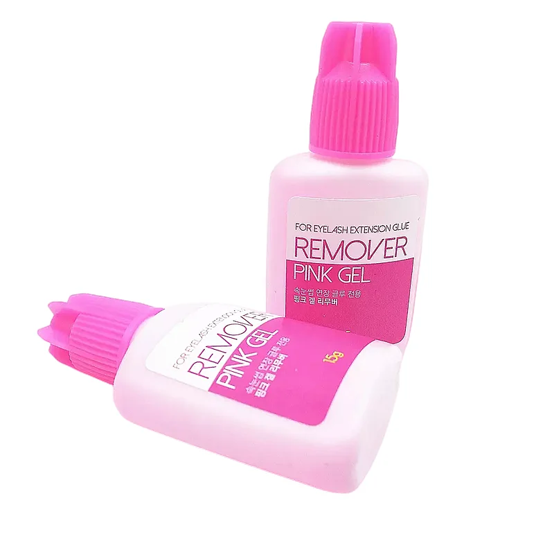 

Pink Gel Remover 15g For Eyelash Extensions Glue Korea Lash Non-irritating Adhesive Glue Removal Makeup Tools Professional