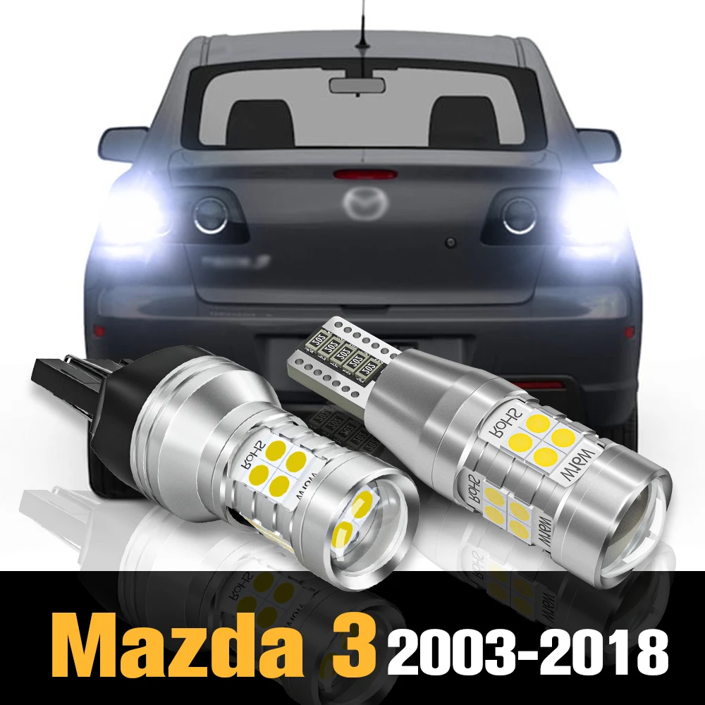 

2pcs Canbus LED Reverse Light Backup Lamp Accessories For Mazda 3 BK BL BM BN 2003-2018 2008 2009 2010 2011 2012 2013 2014 2015