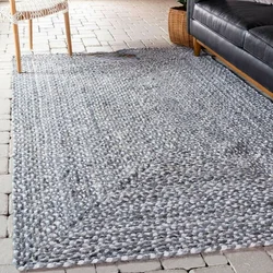 Rug 100% Natural Cotton Braided Carpet Room Decoration for Home Living Area Rugs Reversible Handmade Carpet
