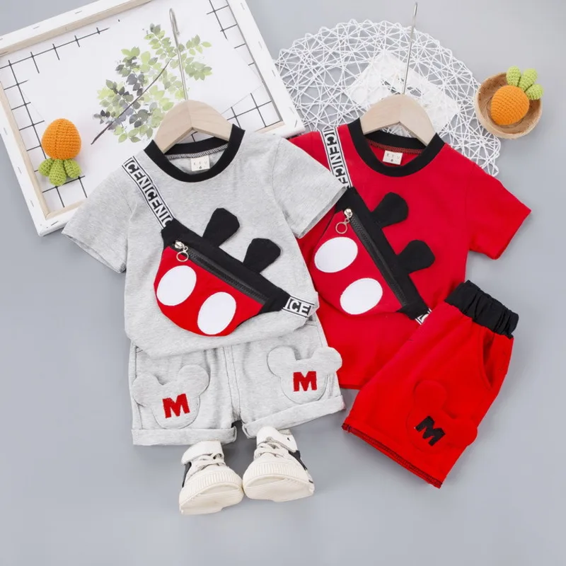 

Summer Baby Clothes Suit cartoon Children Fashion Boys Girls Cartoon T-Shirt Shorts 2Pcs/set Toddler Casual Kids Tracksuits