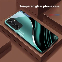 Deep Blue Fashion Black Tempered Glass Phone Case - Galaxy A8s (BLH - BLH24092425)