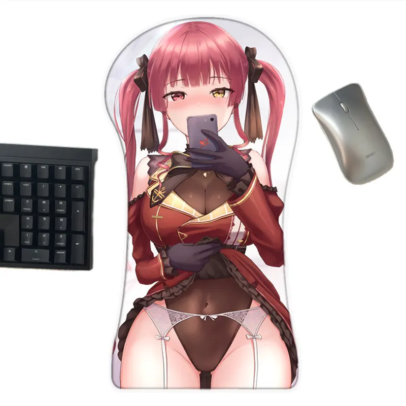 

2022 New Creative Hololive Swimsuit 3D Whole Body Large Mouse Pad Gaming Anime Sexy Oppai Pad Ass Mousepad with Arm Wrist Rest