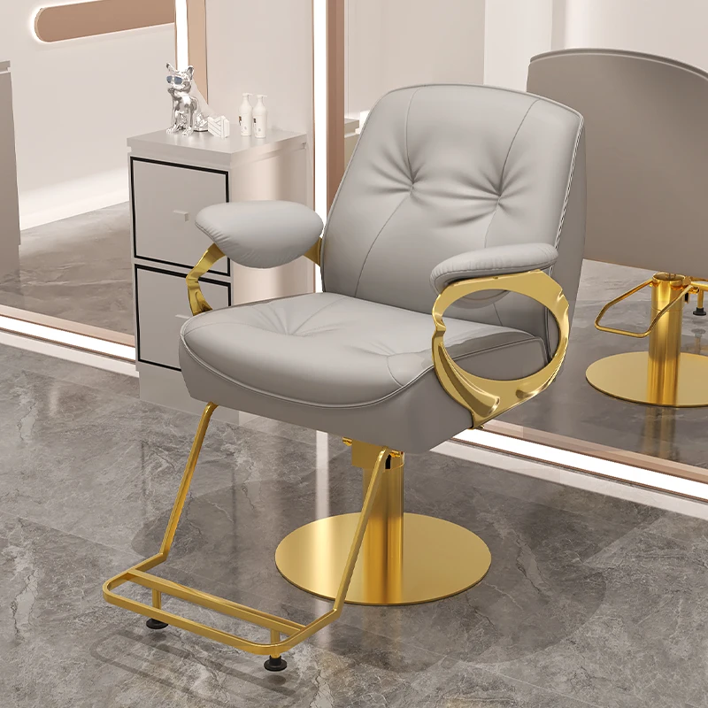 

Makeup Ergonomic Gamer Tattoo Barber Chairs Beauty Salon Master Swivel Stool Barber Chairs Lounge Shop 의자 Commercial Furniture