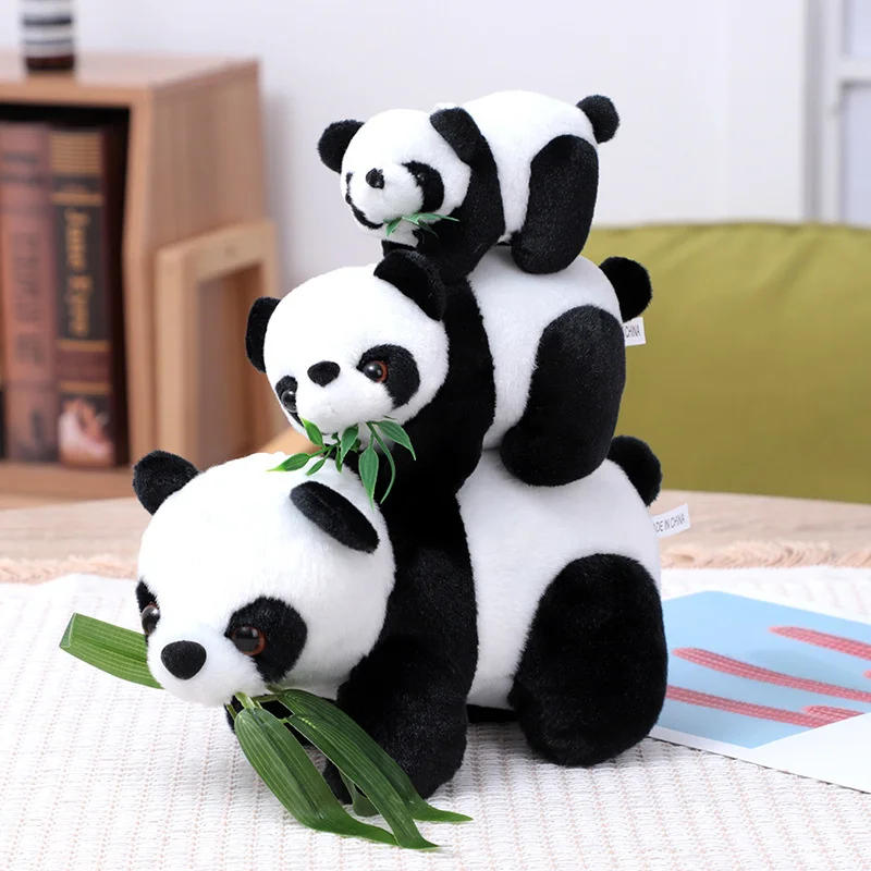 NewCuteBabyPandaPlushPillowCartoonKawaiiStuffedAnimalDoll