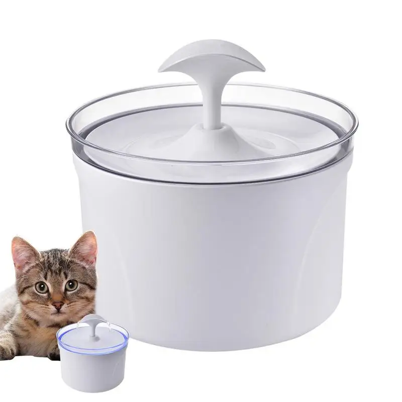 

Automatic Cat Water Fountain Dog Cat Water Fountain Automatic Drinking Fountain With LED Lights Water Fountain For Cats Inside