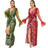 Temisan Wrap Print Dress