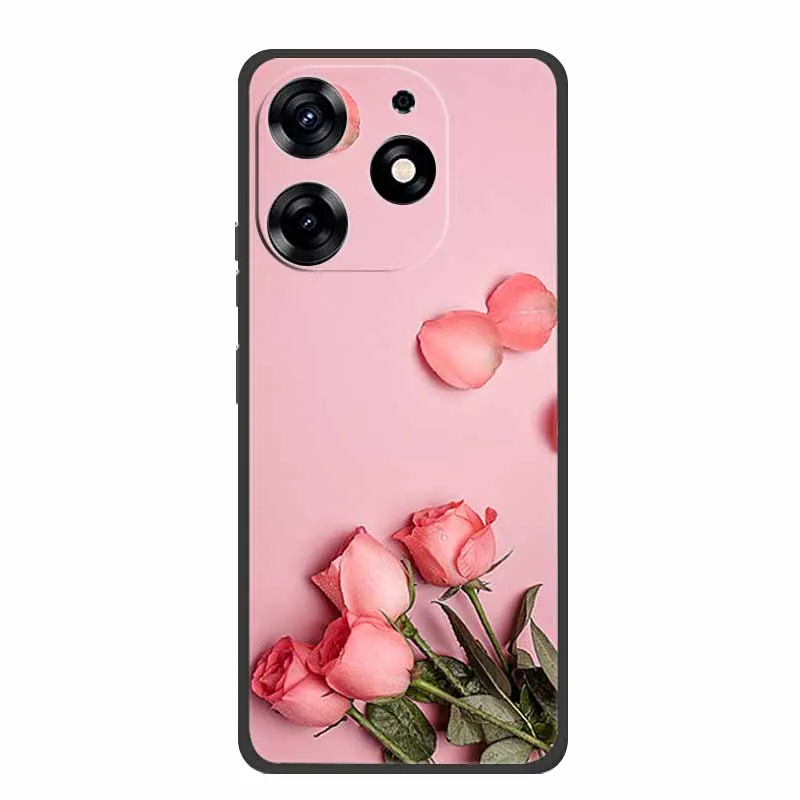 Black Silicone Soft Back Cover Case