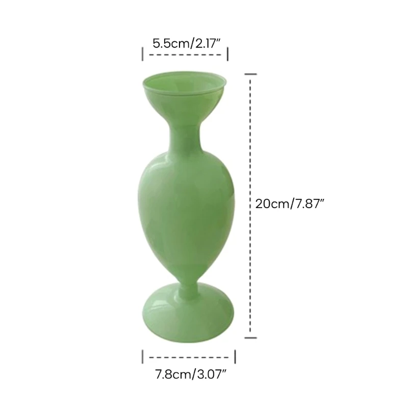 Glass Flower Vase Decorative Hydroponic Plant Container Supplies 6
