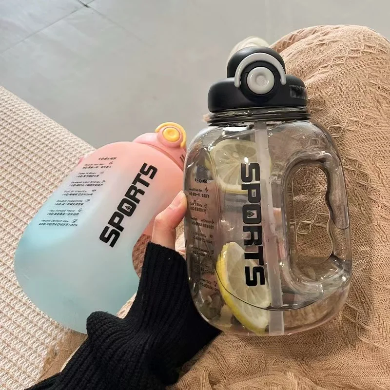 

Air Up Drinkfles Shaker Gym Free Shipping Vasos Con Tapa Y Pajita Botella Fe Agua 2 Litros Bubble Tea Air Up Water Bottle Water