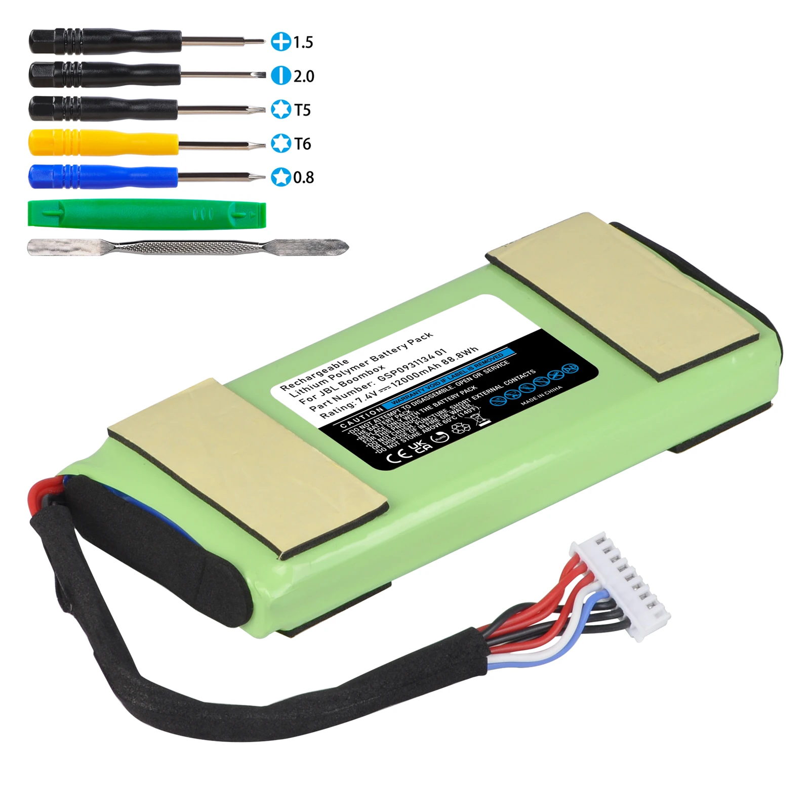 

1200mAh GSP0931134 01 Battery for JBL Boombox Wireless Bluetooth Speaker