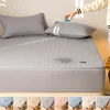 Waterproof Throw Mattress Cover Cotton Soybean Fiber Bed Fitted Sheet Mattress Protector Single/Double/Queen/King 150/160/200 1