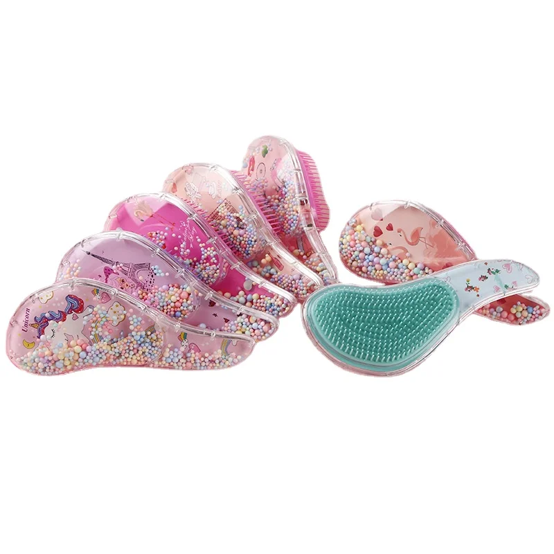 

1PC Kids Hair Brush High Quality Anti-knot Massage Hair Comb Cute Children Hairdressing Comb Small TT Hair Baby Care Accessories
