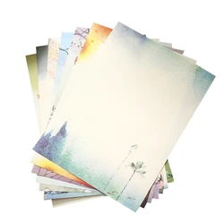 Papier à lettres rétro Style chinois, 8 pièces, papeterie Vintage, impression personnalisée, enveloppe pour Invitation à une fête, DIY bricolage 