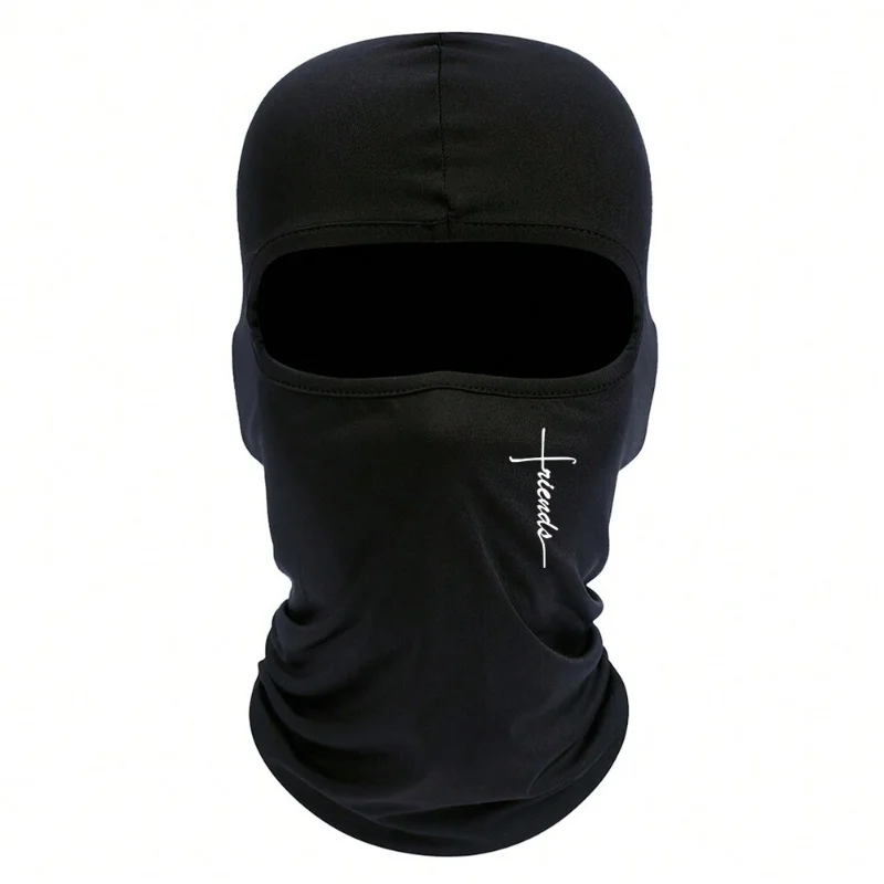 Balaclava Mask 1pc Cross Print Ski Mask For Men UV Protection Windproof