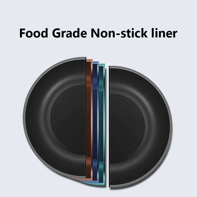 2L Multicooker for Car Truck 12V 24V Non-stick Electric Rice Cooker Food Steamer Stir-fry pan Car-mounted Hot pot Noodles Boiler 4