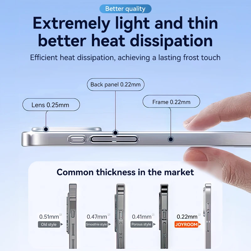 Joyroom For iPhone 16 Pro Max Magnetic Case Slim Thin Transparent Phone Case Cover For iPhone 16 Wireless Charger Magnet Cover 4
