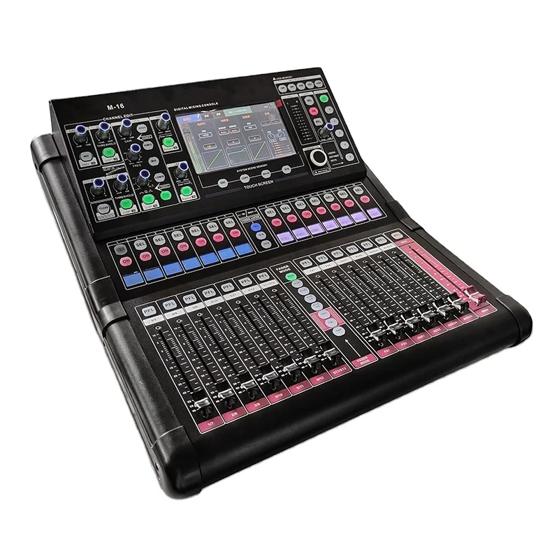 

Цифровой микшер M16 DJ, профессиональная сценическая 16-канальная аудиоконсоль с управлением планшетами iPad/Android, XR