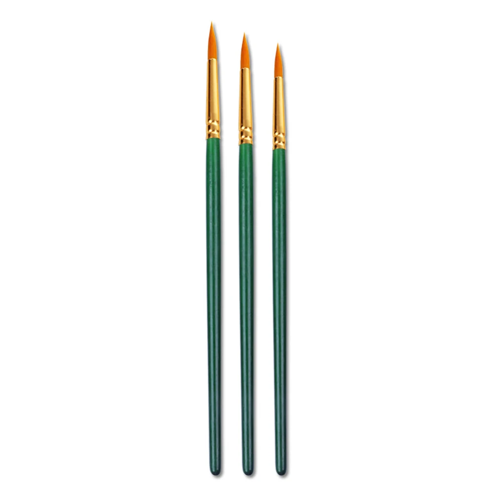 

Children\\\\\\'s Art Painting Brush Set Nylon Hair Good Painting Result Prevents Pen Tip Fall off Wooden Pen Holder