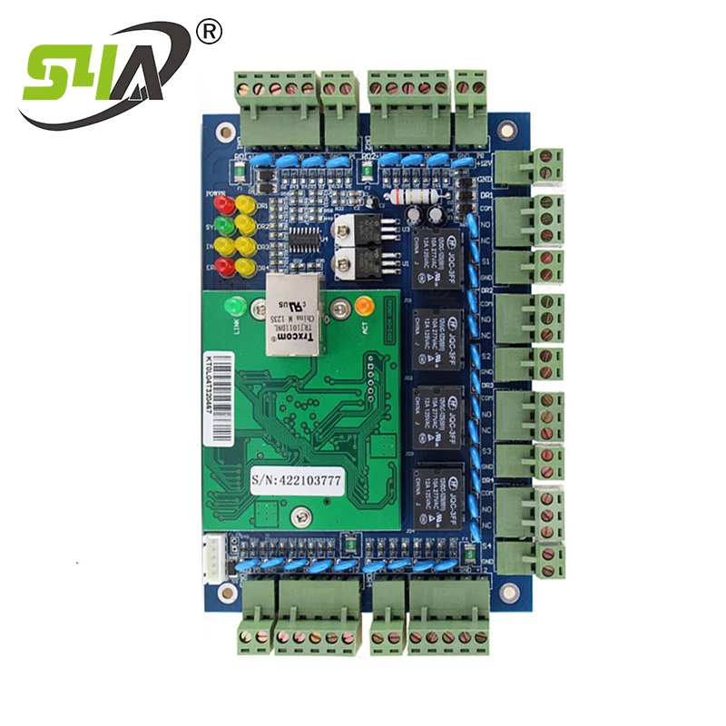 TCP IP 1/2/4 Doors Access Control Panel Wiegand 26 With Free Software and SDK Access Control Board for Access Control System - 4