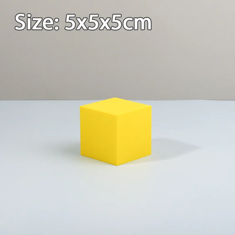 Yellow 50x50x50mm