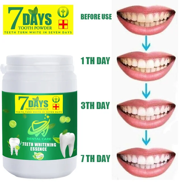 50ml Teeth Whitening Powder Natural Mouth Cleaning Oral Teeth Care Whitening Dental Bleaching Removes Plaque Stains Tooth Care 4