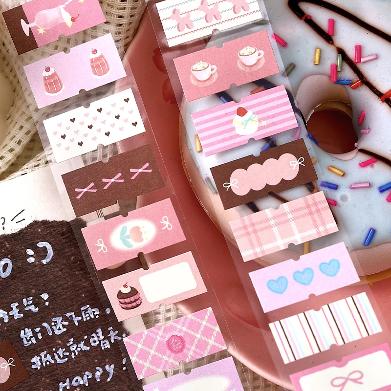 30mm * 3m 애프터눈 티 심포니 시리즈 카와이 인스 라벨 다이 커팅 테이프 DIY 다이어리 스크랩북 저널 용품
