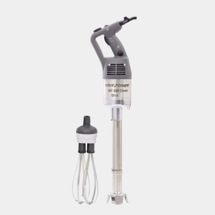 로봇 쿠페 MP350 콤비 울트라 상업용 가변 속도 핸드 이머전 블렌더 스틱 블렌더 믹서 (거품기 포함)