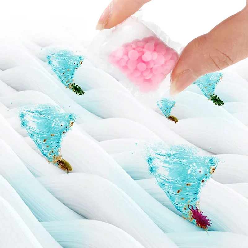 Laundry Scent Beads Granule Clean Clothing Increase Aroma Refreshing Supple Water Soluble Aromatherapy Burst 10Pcs