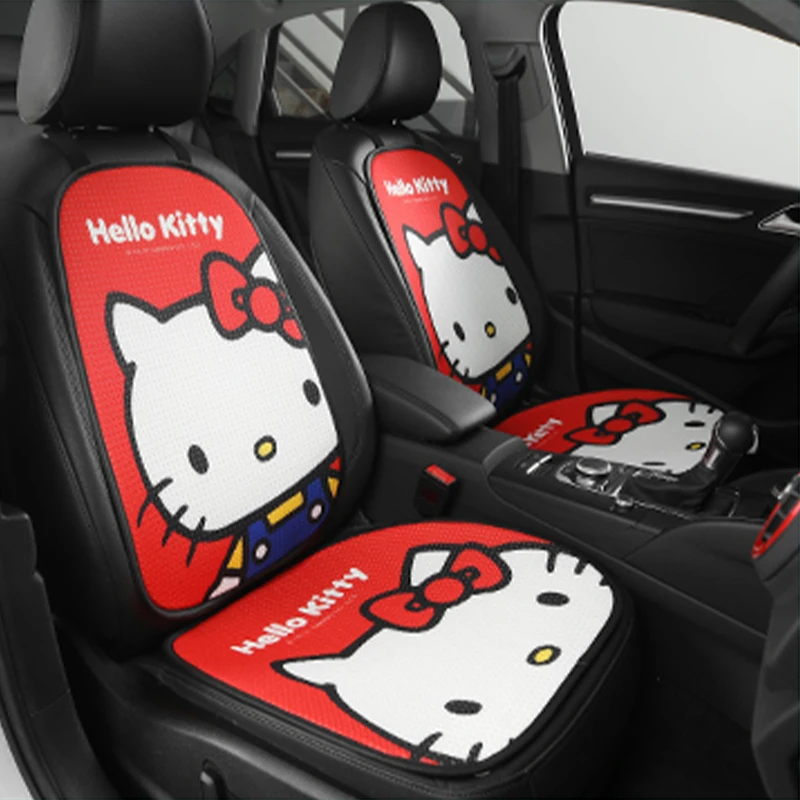 

Sanrio Kawaii Hello Kitty подушки для автомобильных сидений аниме мультфильм милые модные изысканные приятные на ощупь универсальные подушки