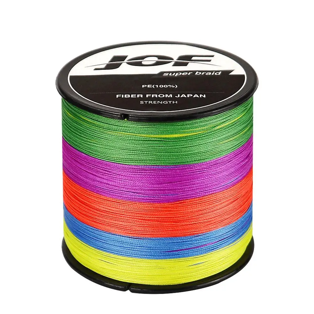 100m Lure Line 8 Braided Colorful Fishing Line 18-96lb Strong