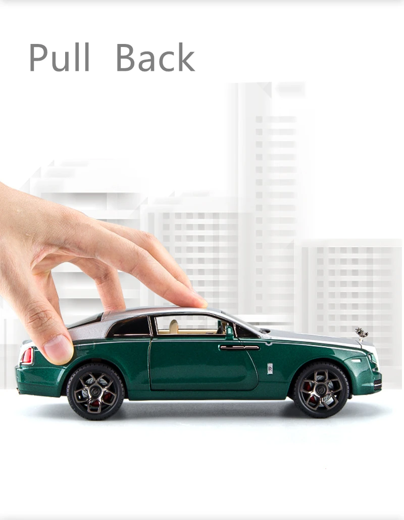 1:24 Rolls Royce Wraith Mansory Alloy Diecast Toy Vehicles Car