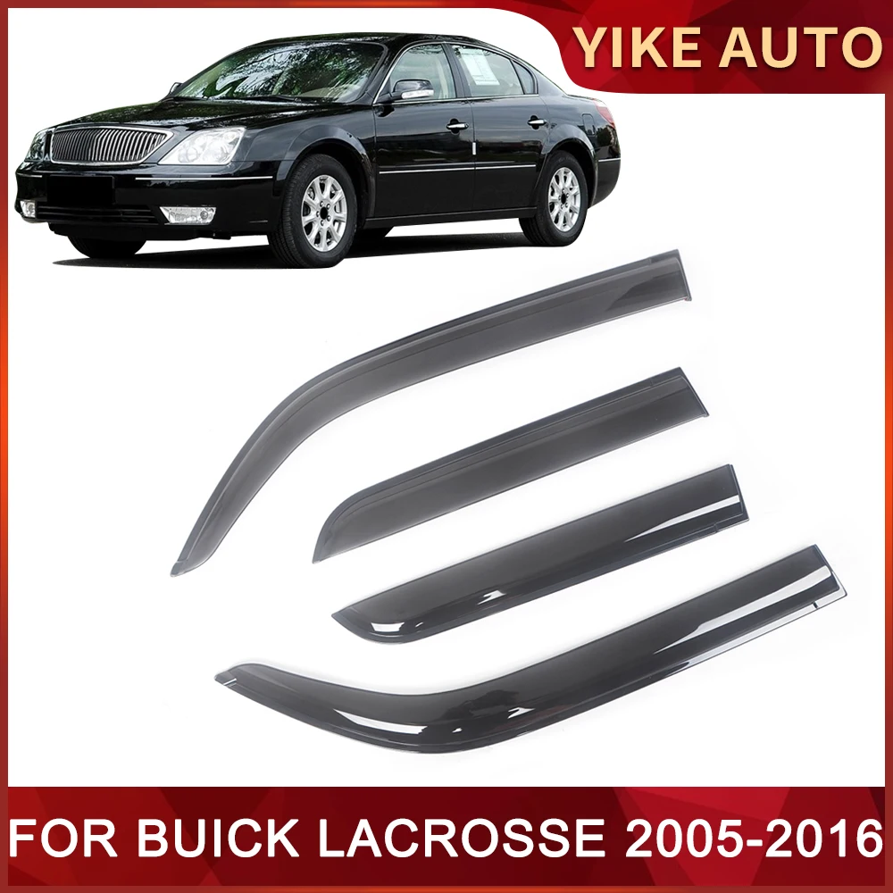 

Window Visor for BUICK LACROSSE 2005-2016 Weathershield Door Visor Wind Sun Rain Guards Side Window Wind Deflectors Auto