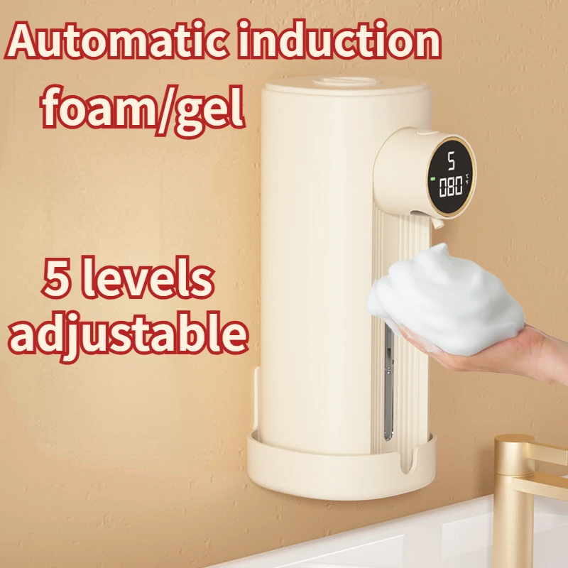 

Automatic Foam Soap Dispenser IPX6 Infrared Motion Sensor Hand Sanitizer With wall hanging LED Display Liquid Soap Dispensers