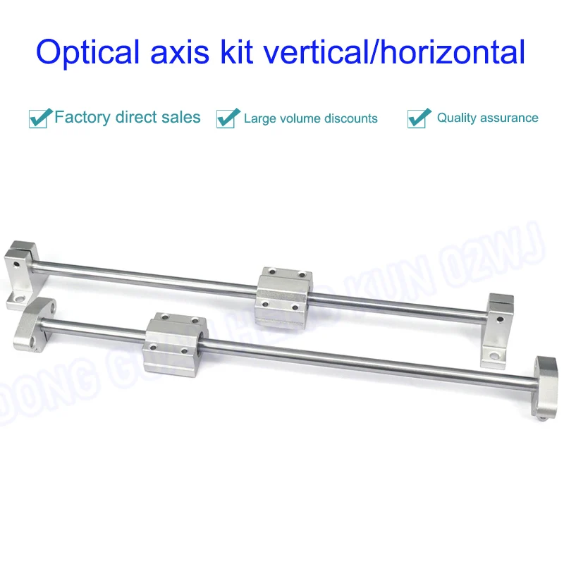 Kit Optical Axis Vertical/Horizontal Linear Guide Rail Cylindrical Slide Bar/Slide Rail/Slide Table/Slide Seat For 3D Printer 8mm 10mm linear shaft round rod l100 150 200 250 300 350 400 450 500 chromed linear rail round rod optical axis for 3d printer