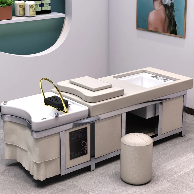 

Hair Salon Massage Shampoo Chairs Lounge Comfort Shampoo Chairs Minimalistic Silla Peluqueria Beauty Salon Furniture MZ50SC