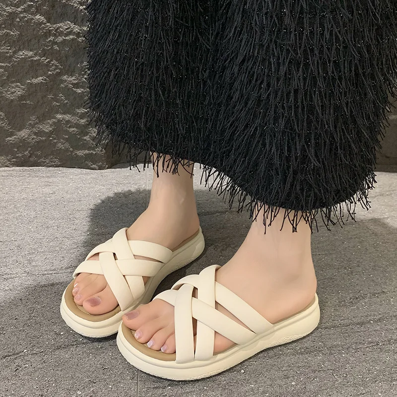 

Туфли на низком каблуке, римская резиновая обувь из ПУ